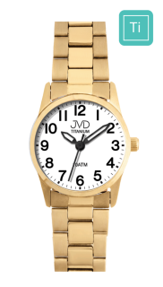 JVD Dámské čitelné luxusní titanové hodinky JVD J5037.3