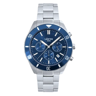 LAVVU Pánské hodinky Chronograph BRENNING s vodotěsností 200M LWM0340