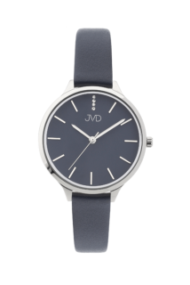 JVD Dámské módní designové hodinky JVD JZ201.3 s řemínkem z pravé kůže