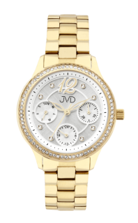 Dámské luxusní náramkové designové hodinky JVD JG1014.3 - multifunkční chronografy