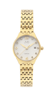 Dámské luxusní náramkové designové hodinky JVD JG1015.3 se safírovým sklem