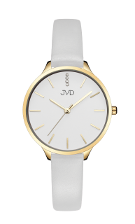 JVD Dámské módní designové hodinky JVD JZ201.9 s řemínkem z pravé kůže