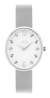 JVD Dámské oválné stříbrné hodinky JVD J4194.1