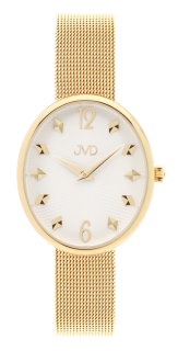 JVD Dámské oválné zlacené hodinky JVD J4194.2