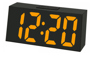 JVD Digitální budík do sítě s oranžovými LED svítícími čísly JVD SB3628.2