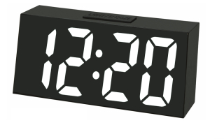 JVD Digitální budík do sítě s bílými LED svítícími čísly JVD SB3628.3
