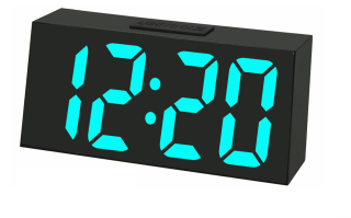 JVD Digitální budík do sítě s modrými LED svítícími čísly JVD SB3628.4