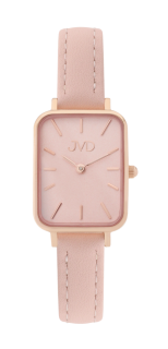 JVD Luxusní dámské růžové elegantní nerezové ocelové hodinky JVD J-TS54
