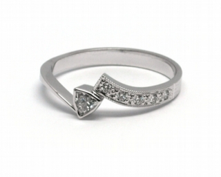 Luxusní zásnubní diamantový prsten přírodní diamant 585/2,13 gr J-21648-12 POŠTOVNÉ ZDARMA!