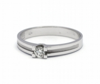 Luxusní zásnubní diamantový prsten přírodní diamant 585/1,96 gr J-21252-12 POŠTOVNÉ ZDARMA!