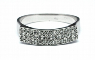 Luxusní diamantový prsten s přírodními diamanty 585/2,59 gr J-19671-11 POŠTOVNÉ ZDARMA!