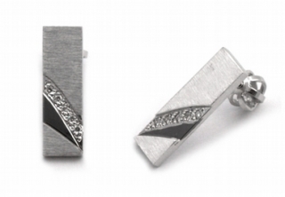 Luxusní náušnice s přírodními vzácnými diamanty 585/3,12 gr J-20214-11 POŠTOVNÉ ZDARMA!
