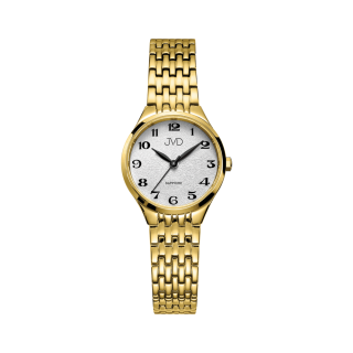 JVD Dámské kulaté náramkové elegantní hodinky JVD JG1035.4 se safírovým sklem