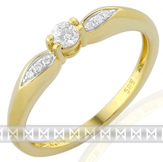 Luxusní zásnubní diamantový prsten posetý brilianty 3811267 POŠTOVNÉ ZDARMA!