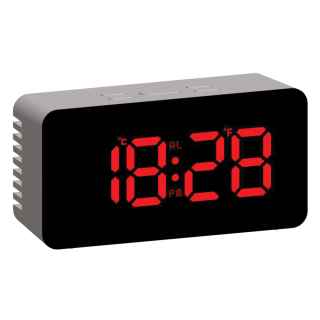 JVD Digitální budík do sítě s červenými LED svítícími čísly JVD SB3658.7