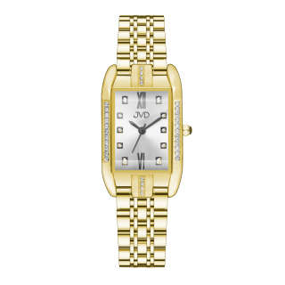 JVD Dámské zlacené módní designové hodinky JVD JZ217.4