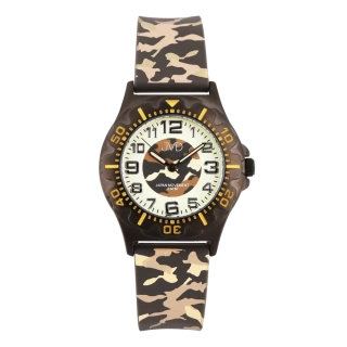 JVD Dětské chlapecké maskáčové sportovní hodinky JVD JZ8005.3