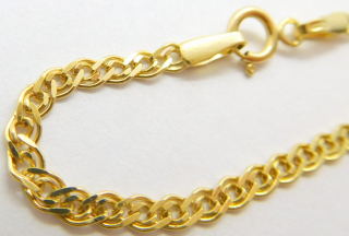 Klenoty Budín Mohutný unisex zlatý řetízek ze žlutého zlata 50cm 585/4,33gr HK6280